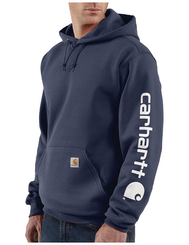 Fingerhut Carhartt Men s Logo Pullover Hooded Sweatshirt Collection