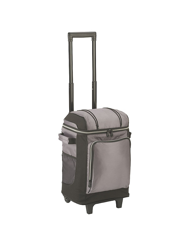 Fingerhut Coleman 42-Can Wheeled Soft Cooler Gray