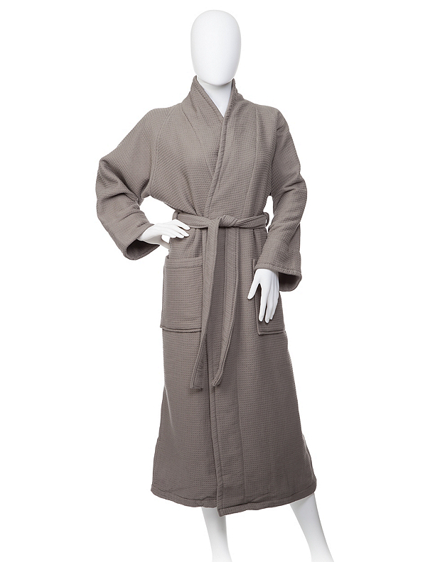 Fingerhut Superior Unisex Heavyweight Waffle-Weave Bath Robe Large