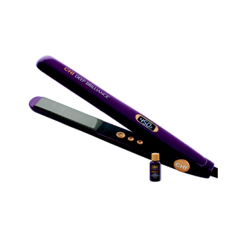 Fingerhut CHI Deep Brilliance 1 Flat Iron with Black Titanium Plates