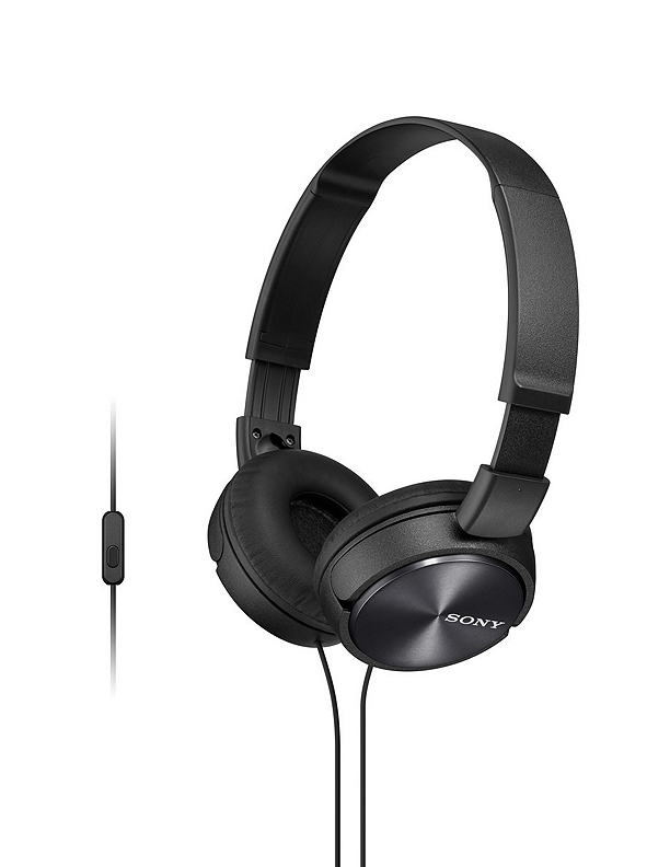 Fingerhut - Sony Full Size Stereo Headphones with In-Line Mic Fingerhut - Sony Full Size Stereo Headphones with In-Line Mic