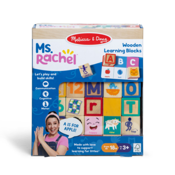 Melissa & Doug Ms. Rachel Blocks and Activity Cards