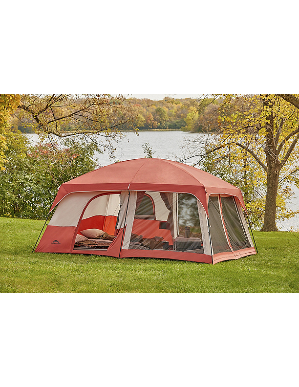 Fingerhut - 15' x 12' Dome Tent with Screen Room (Sleeps 12) Fingerhut - 15' x 12' Dome Tent with Screen Room (Sleeps 12)