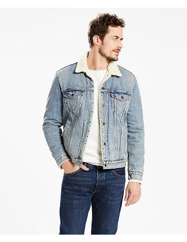 Levi's fleece lined trucker jacket best sale