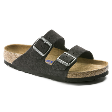 Birkenstock Women's Arizona Soft Footbed Tobacco Leather Sandal