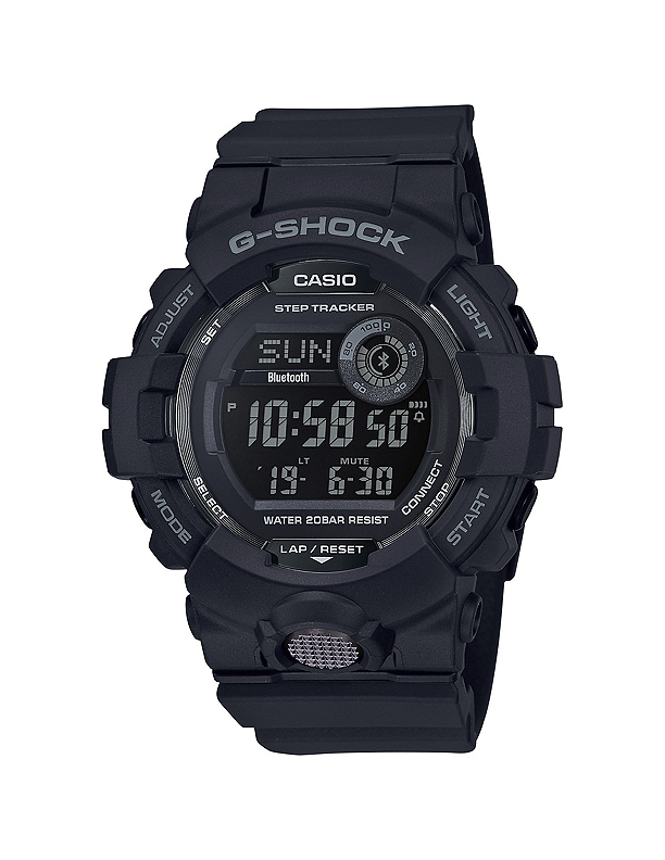 Fingerhut - G-Shock Men's Multi-Segment Digital Black Resin