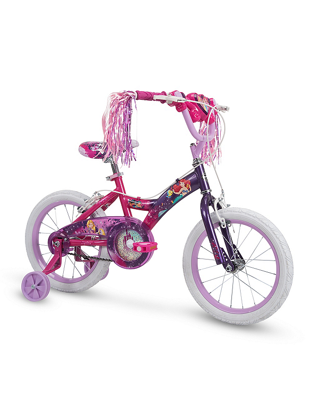 Disney princess bike with training fashion wheels