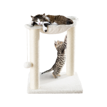 Cat scratching post with hammock best sale