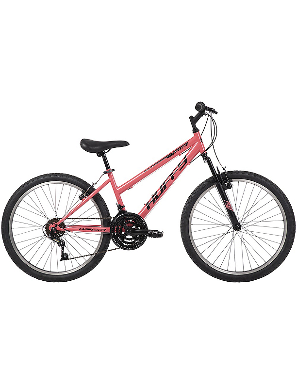 Fingerhut Huffy Women s Incline 24 18 Speed Mountain Bike Gloss Silver Flake