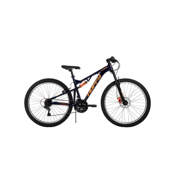 Fingerhut Huffy Men s Marker Dual Suspension 26 21 Speed Mountain Bike Gloss Blue Abyss