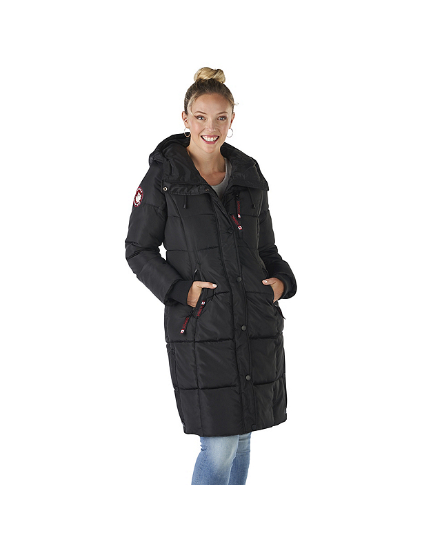 Fingerhut Canada Weather Gear Women s Plus Long Puffer Coat