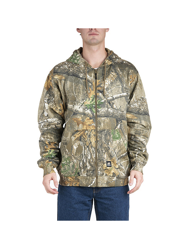 Fingerhut Berne Men s Big Tall Camo Heritage Thermal Lined Zippered Hoodie 3XL 4XL 3XLT 4XLT