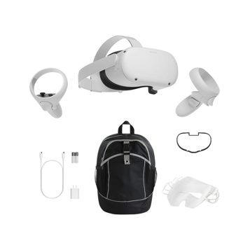 Fingerhut - Oculus Quest 2 256GB VR Gaming Headset with Carry Bag