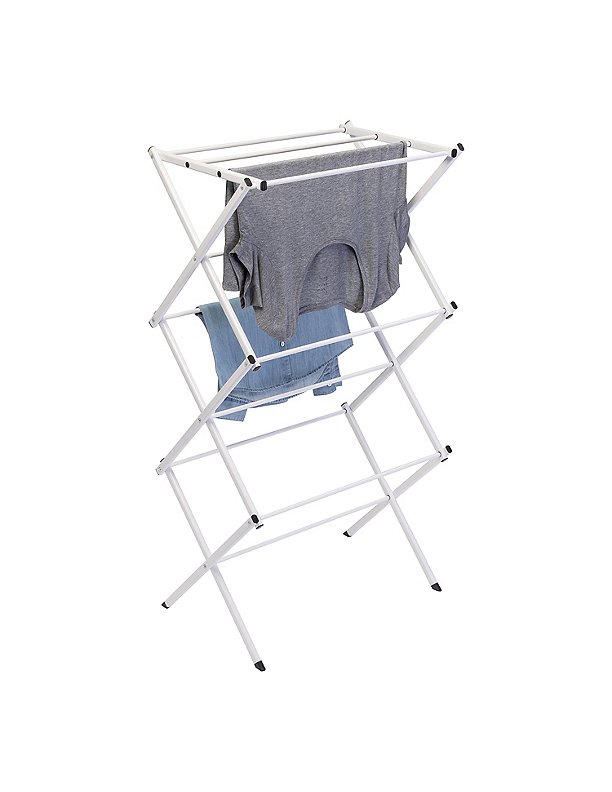 Fingerhut Honey-Can-Do Compact Folding Metal Clothes Drying Rack