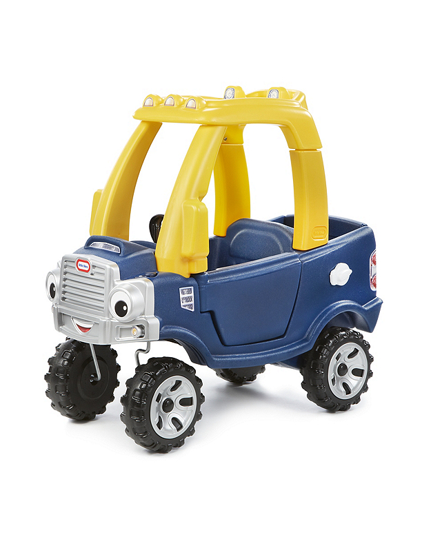 Fingerhut Little Tikes Princess Cozy Truck Ride On Blue and Yellow