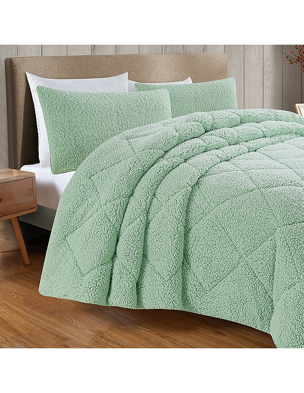King size sherpa comforter set hotsell