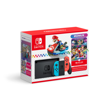 Fingerhut - Nintendo Switch Console Deluxe Bundle with Neon