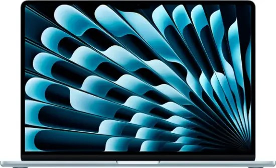 Apple MacBook Air 15" Full HD Display M4 Chip 16GB Memory 256GB SSD Laptop Computer - Sky Blue