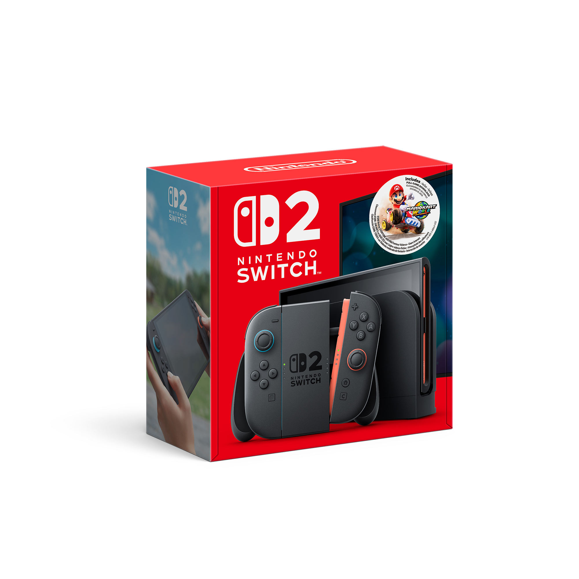 Nintendo Switch 2 System Bundle with Mario Kart World
