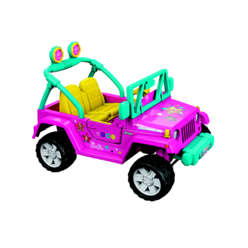 Fingerhut Fisher Price Power Wheels 12V Barbie Jammin Jeep Wrangler Ride On Toy